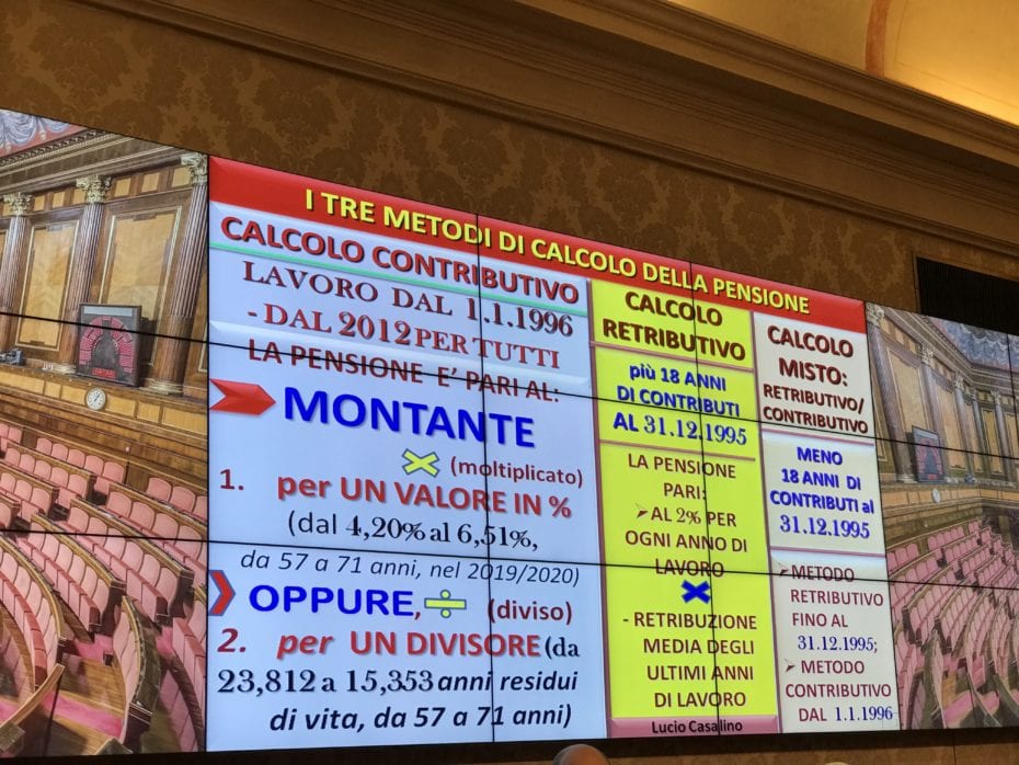 cisal incontro senato riforma previdenziale